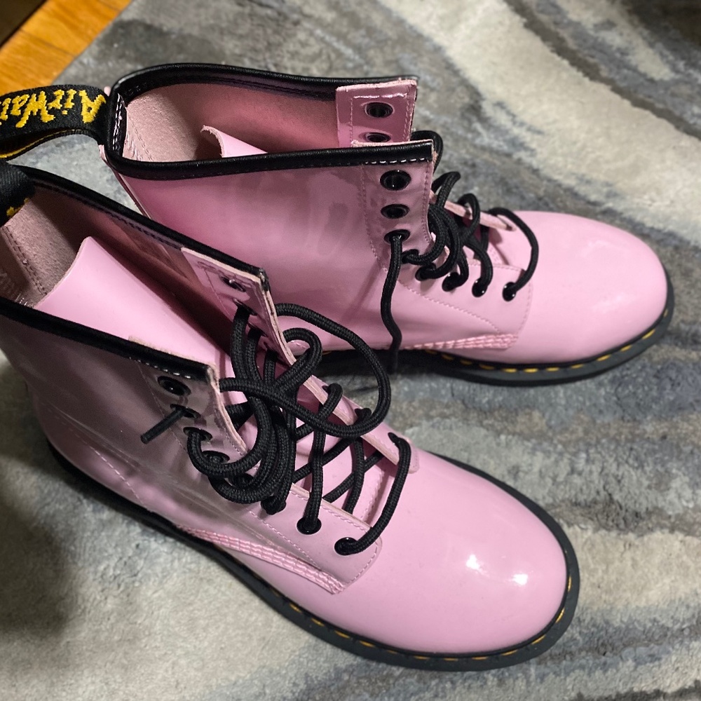 Pink Dr. Martens